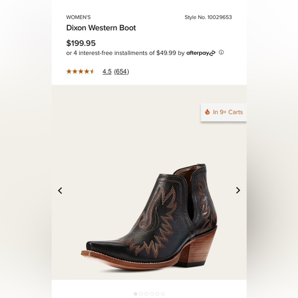 Dixon Western Nooks - Size 10W - Picture 1 of 8